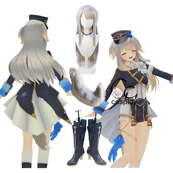 Amazon.co.jp: [ヤンババです] 栞葉るり コスプレ衣装(ウィッグ 靴