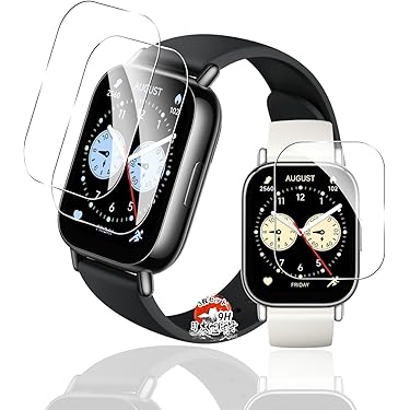 3 枚入り♡スマートウォッチ 用 保護フィルム 液晶保護フィルム Amazfit スマートウォッチ 保護フィルム 2枚セット T-Rex3 Active