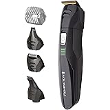 Remington 5-in-1 Titanium Multi-Grooming Kit, PG6024AU, Cordless Rechargeable Groomer + Accessories (Beard Trimmer, Mini Foil