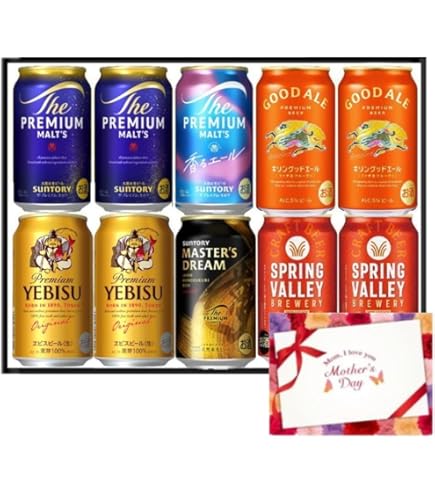 Amazon.co.jp: 【ギフト用】人気ビール 4種セット 350ml缶（スーパー