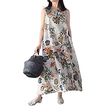 Lulus◆花柄 マキシドレス フレア ノースリーブ【送料関税込】 花柄フリルノースリーブフレアワンピース[on159] | レディース