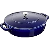 STAUB 40511-476-0 Cast Iron Chistera, Dark Blue, 28 cm