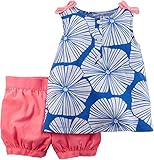 カーターズ Carter's キャミソール ノースリーブ 綿100% ＆ ショートパンツ 綿シャンブレー 100% 2点セット 2-Piece Top & Short Set 12M (72-78cm