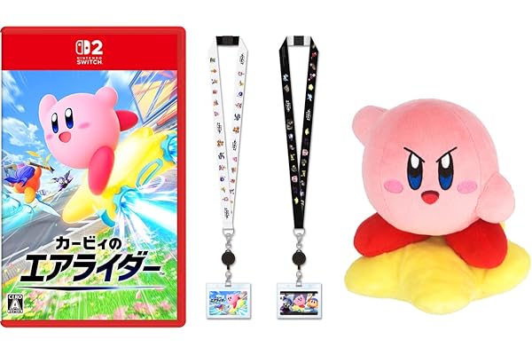 カービィのエアライダー -Switch2 +カービィ (S) ワープスターぬいぐるみセット & 【Amazon.co.jp限定】特典 オリジナルネックストラップ(IDカードホルダー付き)