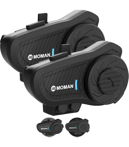 Amazon.co.jp: Moman Motorcycle Helmet Headsets, H2 Wireless Helmet