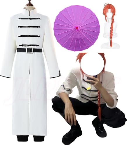 Amazon.co.jp: [HAOJEE]銀魂神威コスプレ衣装 『靴、道具傘、ウイッグ