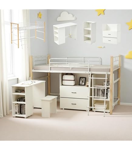 Amazon｜オーエスジェイ(OSJ) システムベッド ロフトベッド 階段付き S