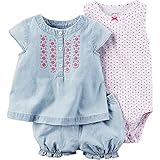 Carter's おむつカバーセット 女児用 121g490 US サイズ: Newborn