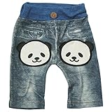 《初夏盛夏対応》 GARACH(ギャラッチ) フライスデニム調ハーフパンツ 90cm/Nv NO.AH-1722101