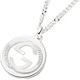 グッチ GUCCI ネックレス メンズ レディース ペンダント インターロッキング ギョーシェ ダブルG シルバー 246490 J8400 8106
