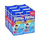 Huggies Pull-Ups Boys Night Time Pants Convenience Pack, Large - 6 Packs (10 Pants Per Pack, 60 Pant
