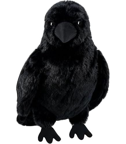 Amazon.co.jp: POPOTATO 大型カラスぬいぐるみ リアルな9.44インチ