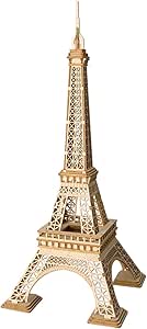 つくるんです&reg;【日本公式販売／日本語説明書付】Robotime 3D ウッドパズル TG501 エッフェル塔