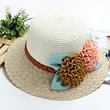 Hatrita-J 夏の帽子は、日除けのパラソルの太陽の帽子の晒の太陽の帽子の晒の晒の帽子の大きい沿に沿って晒をする g
