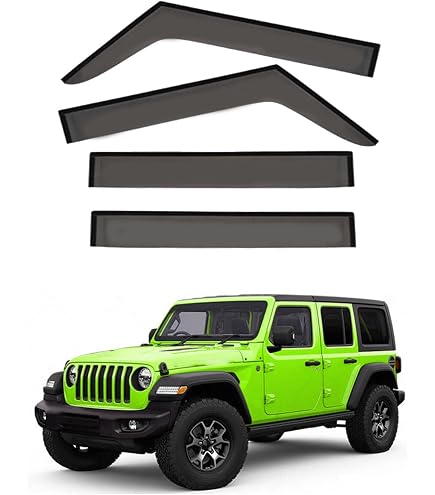 Amazon | YOCTMドアバイザー ジープ ラングラー（Jeep Wrangler) JL