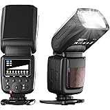 Photoolex FK300 カメラ ストロボ M/S1/S2 フラッシュモード 過熱保護 一眼レフカメラ スピードライト Canon、Niokon、Sony、Panasonic、Olympus、Fujifilm、Pentaxなどに対応