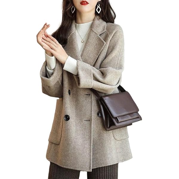 Amazon | ギャラリービスコンティ ロングコート ファー グレー