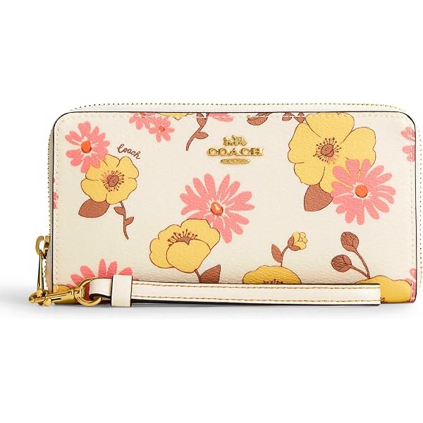 Amazon | [コーチ] 財布 長財布 フローラル クラスター プリント