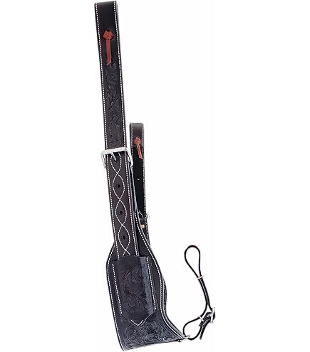 For Barrel Saddle WESTERN LEATHER BACK CINCH FLANK CINCH REAR GIRTH ...