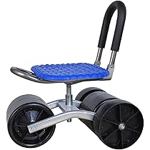 ガーデニングチェアー草むしり座ってむしれる道楽用背もたれ付き二輪車【さび付き】 ガーデニングチェアー草むしり座ってむしれる道楽用背もたれ付き