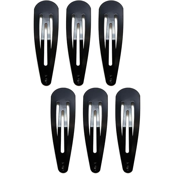 Amazon | shefun ヘアピン 黒 10個セット スリーピン 大 前髪 パッチン