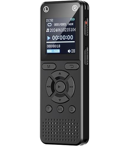 Amazon.co.jp: 16GB Digital Voice Activated Recorder Sound Audio