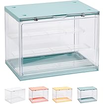 YU アクリルケース 友屋 アクリル4面ボックス 透明 180角 靴 シューズ 陳列