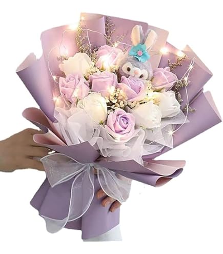 Amazon｜ステラルー プレゼント花 ぬいぐるみ花束 かわいい 枯れない花