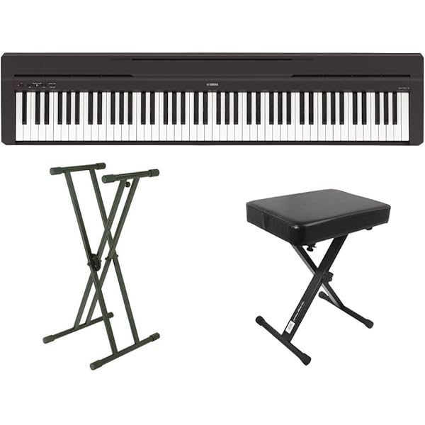 Amazon | YAMAHA P-45B X型スタンド・X型イスセット 電子ピアノ 88鍵盤 