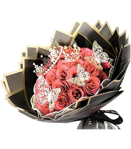 Amazon｜[Koutimule]ローズ 造花バラの花束 11/24/36本 バレンタイン