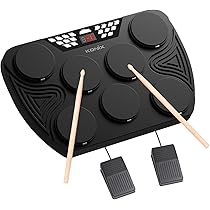 RockJam エレクトリックドラムキット RockJam Digital Beat Making 7 Pad Electronic Tabletop Drum