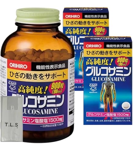 Amazon | 【950粒x5個】オリヒロ 高純度 グルコサミン・コンドロイチン 