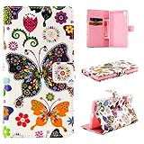 OMATENTI Sony Xperia Z5 ケース Sony Xperia Z5 PUレザーケース 手帳型 スマートフォンケース スマホケース スタンド機能付き 耐衝撃 保護カバー [無期限生涯補