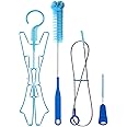 Hydration Bladder Tube Brush Cleaning Kit, 4 in 1 Water Bladders Cleaner Set - Long Brush, Small Brush for Bite Valve, Big Br