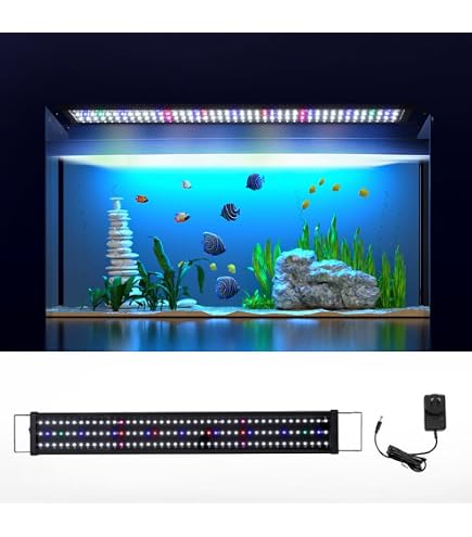MICMOL - Smart LED Aquarium Light, Aqua Air AA-600 Planted, 48W