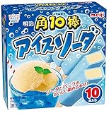 [冷凍] 明治 角10棒アイスソーダ 45ml×10