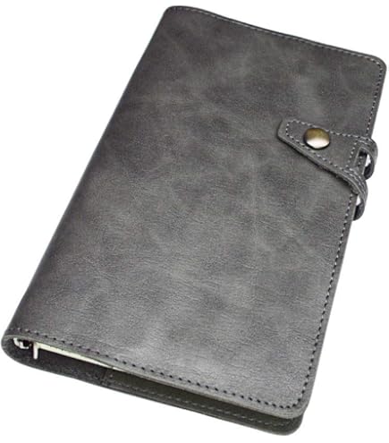 プロッター　廃版ホースヘアーナロー　ブラック 通販][送料無料]PLOTTER プロッター 6穴リングレザーバインダー ホース