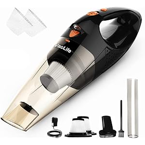ハンディクリーナー VacLife 車用掃除機 コードレス ハンディ掃除機 小型 充電式 ミニ 家庭用 超強吸引力 DC…