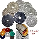 STADEA 4" Diamond Polishing Pads Dry 7 Pcs Set For Granite Concrete Travertine Stone Terrazzo polish