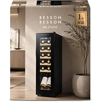 ベッソン コンプレッサー式 ワインセラー 12本 家庭用 コンパクト