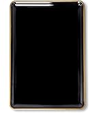 Amazon | 切手盆 7寸(越前塗)木製 漆塗り 漆器 黒・無地 7号 横15cm×縦
