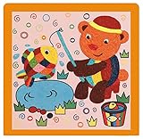 2PCS、キッズDIY工芸ロープペースト絵画[釣り]