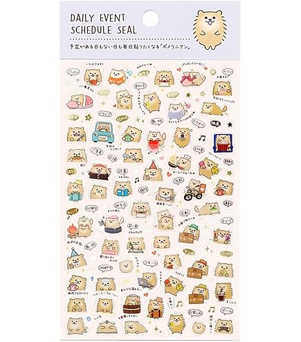 Amazon | カミオジャパン シール 大人の図鑑シール ポメラニアン