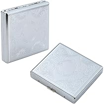 Amazon | 2個 シガレットケース 金属製 タバコケース 20個の