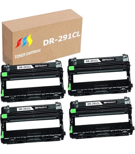 Amazon.co.jp: ブラザー用 DR-291CL 互換ドラム 4本セット DR-291CL