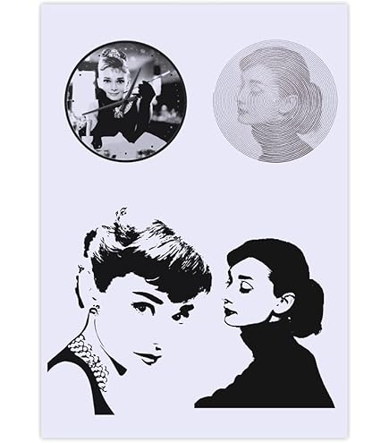 Amazon.co.jp: シール オードリー・ヘップバーン Audrey Hepburn
