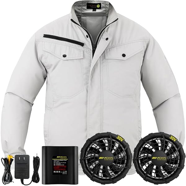 Amazon.co.jp: [KEMIMOTO] 30V超高出力 半袖長袖自由変更 ファン付き