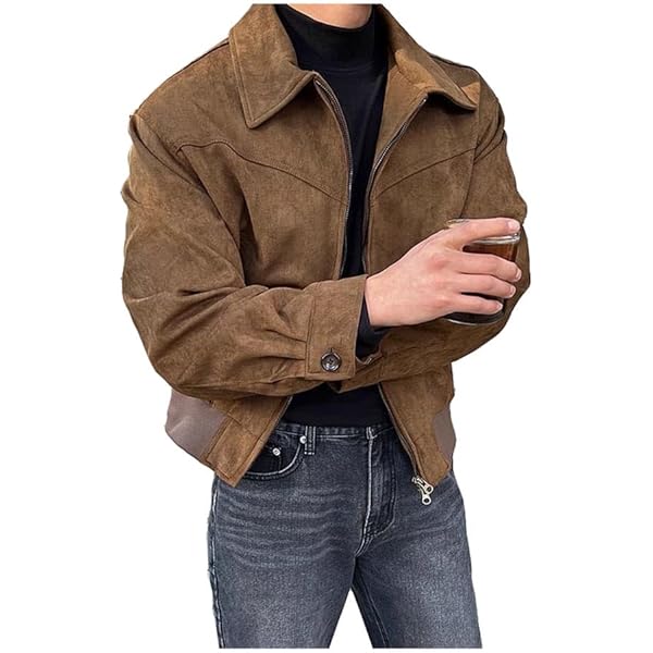 Amazon | レザースエード ウェスタン ジャケット フリンジ付き