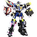 最強警察ミニ特攻隊 ジャスティスタイタン 5段変身合体 37センチの高さ 韓国変身ロボット玩具 2023 [並行輸入品]