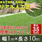 リアルすぎる人工芝　ロールタイプ　幅1m×長さ10m　武田コーポレーション